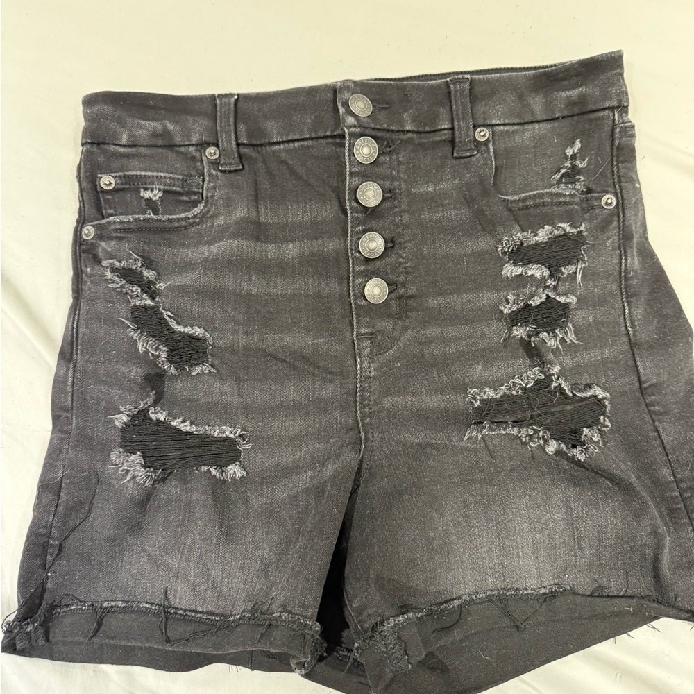 American Eagle Outfitters Charcoal Jean Shorts
